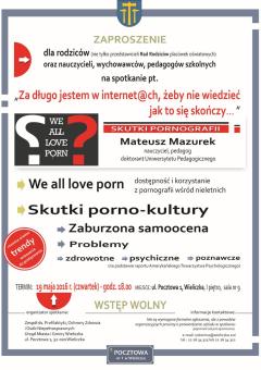 Spotkanie dla rodziców, wychowawców, nauczycieli na temat 