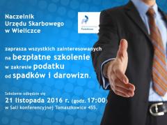 Szkolenie w zakresie podatku od spadków i darowizn