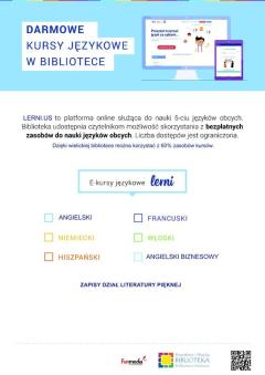 Obierz kurs na języki obce. Przyjdź do biblioteki!