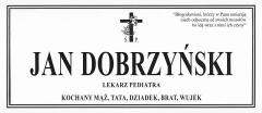 Zmarł Jan Dobrzyński - zasłużony lekarz pediatra