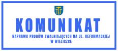Naprawa progów zwalniających na ul. Reformackiej w Wieliczce