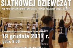 TURNIEJ PIŁKI SIATKOWEJ DZIEWCZĄT pod patronatem burmistrza MiG Wieliczka Artura Kozioła