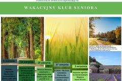 Wakacyjny Klub Seniora z biblioteką w Wieliczce!